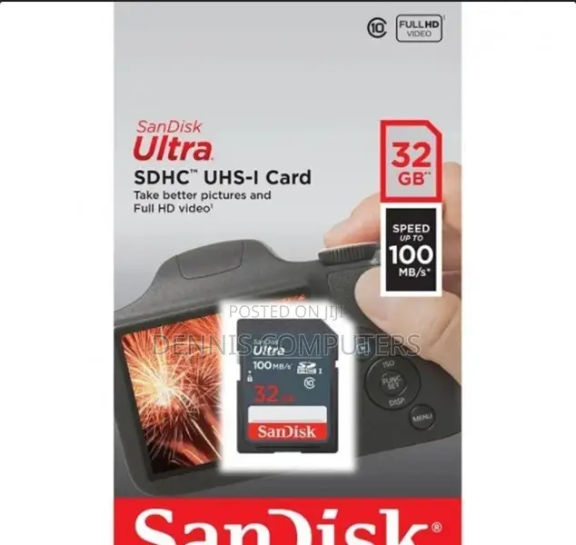 Sandisk 32gb 100mbps Ultra