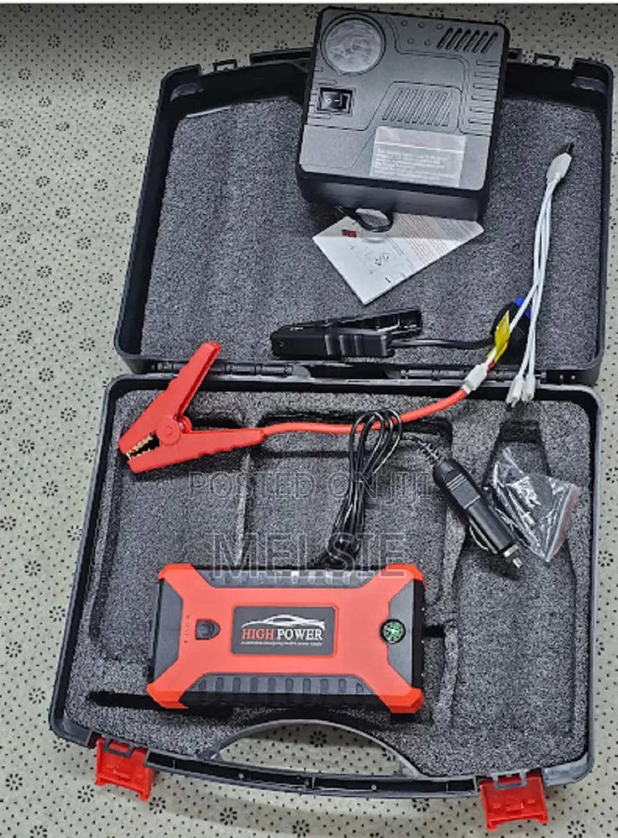 Portable Car Jump Starter With Air Compressor for Versatile Use Cases