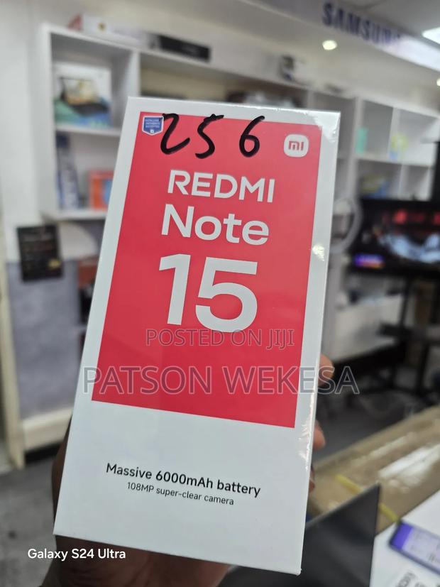 New Xiaomi Redmi Note 15 256 GB Black