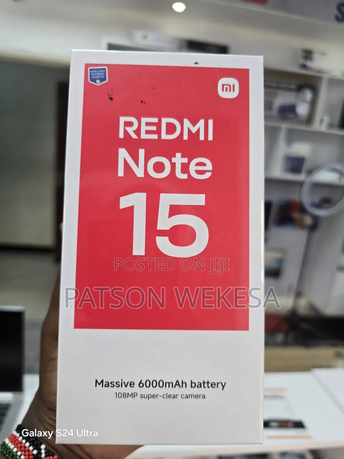 New Xiaomi Redmi Note 15 128 GB Black