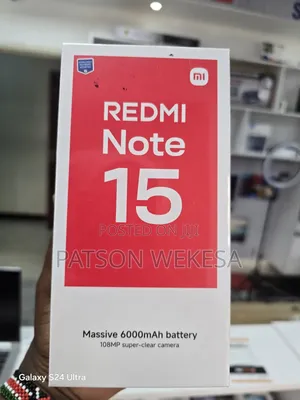 New Xiaomi Redmi Note 15 128 GB Black