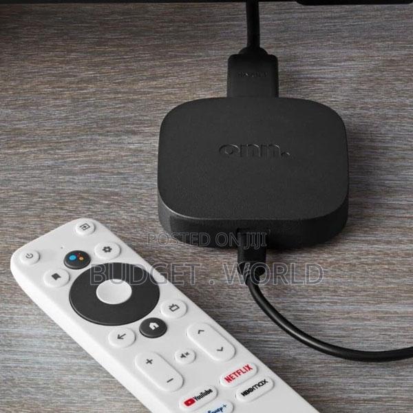 Onn. Android Tv Uhd Streaming Box - Black 2gb+8gb