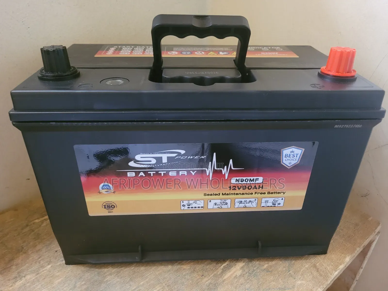 St Power N90 Car Battery Maintenance Free