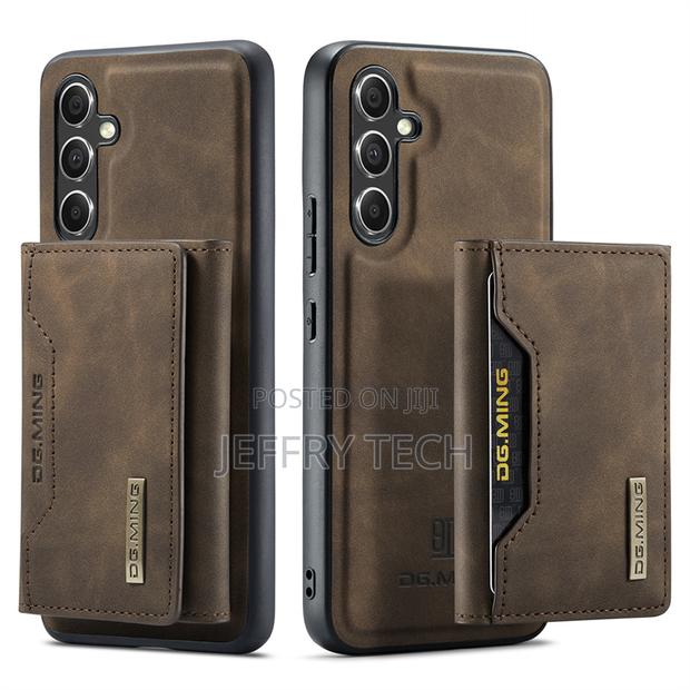 Angert Dg.Ming 2 in 1 Detachable Mag Wallet Leather Galaxy A55 Case - main view
