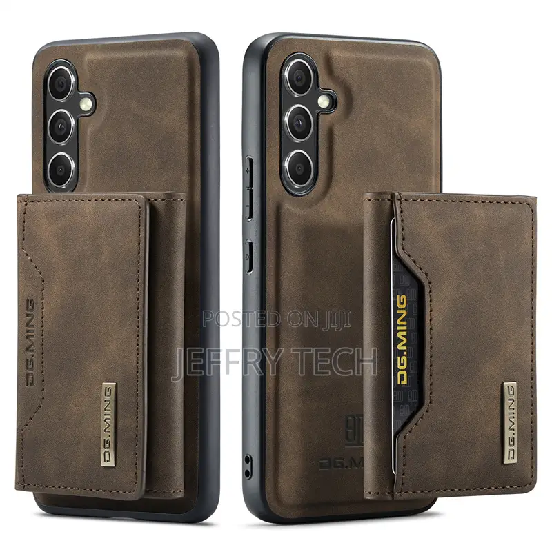 Angert Dg.Ming 2 in 1 Detachable Mag Wallet Leather Galaxy A55 Case