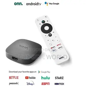 Onn Google Tv Streaming Box Black 2+8gb (High Quality)