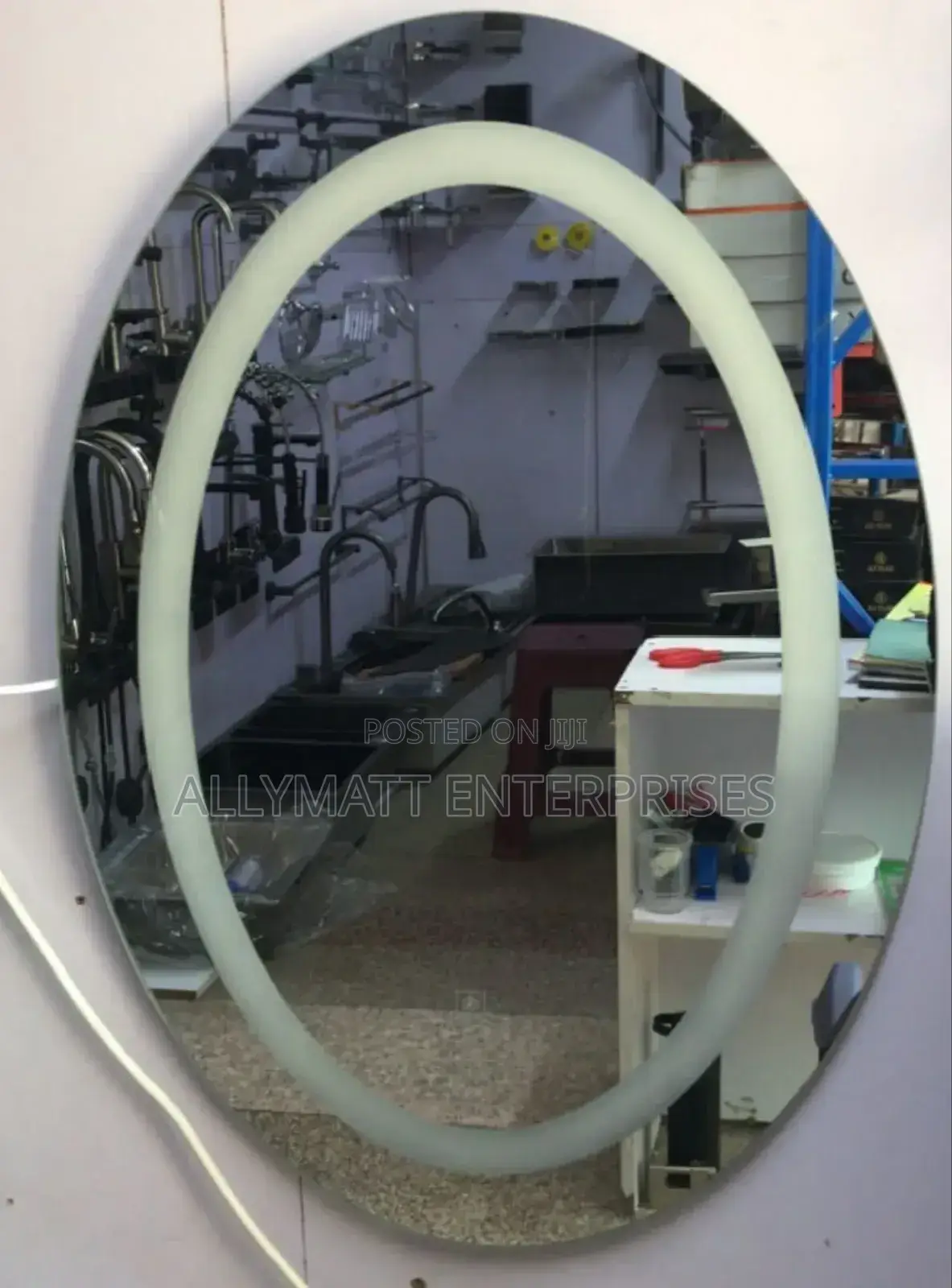 Led Lights Mirror Oval Shape