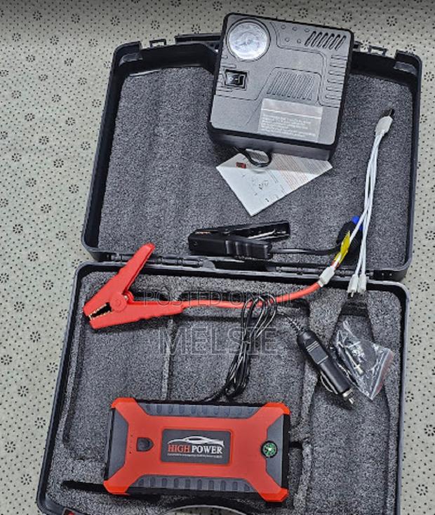 Portable Car Jump Starter Built-in Air Compressor - main view