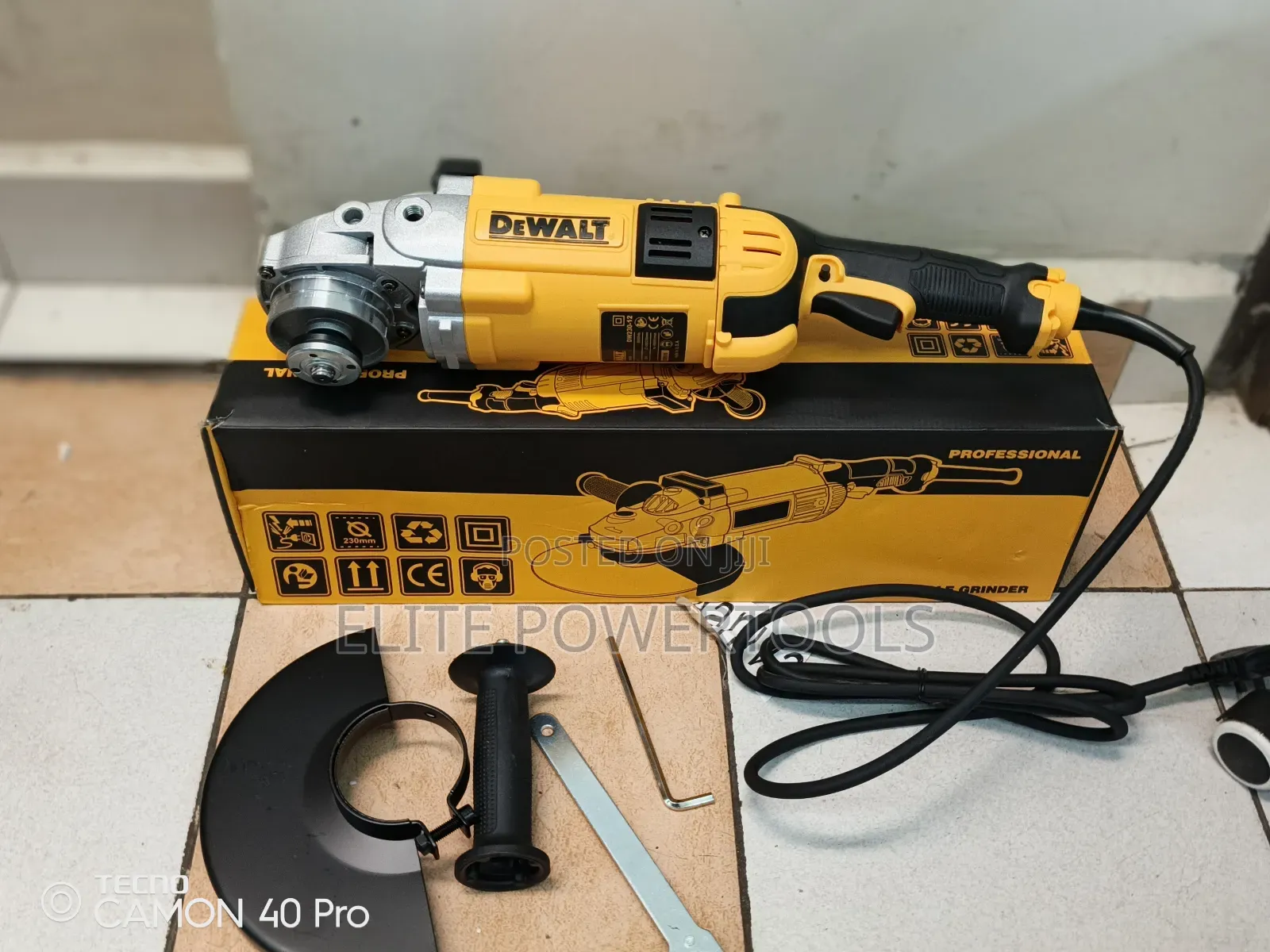 Made in Usa Dewalt Heavy-Duty Grinder/ 9" Dewalt Angel Grinder