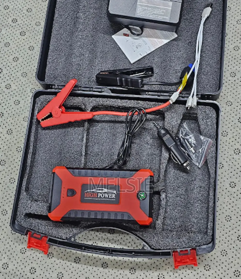 Portable Car Jump Starter Kit With Tyra Inflator / Air Compressor