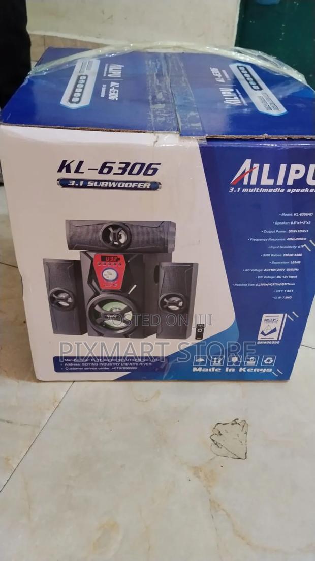 Ailipu Kl-6306 Bluetooth 3.1ch Speaker System With Bass Woofer Fm