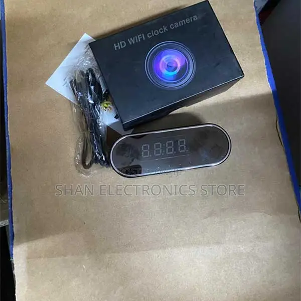 150 Degree 1080p Lens Digital Clock Portable Rechargeable Night Vision