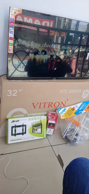 Vitron 32" Qled Smart Android Tv With Frameless Display+ Free Gift