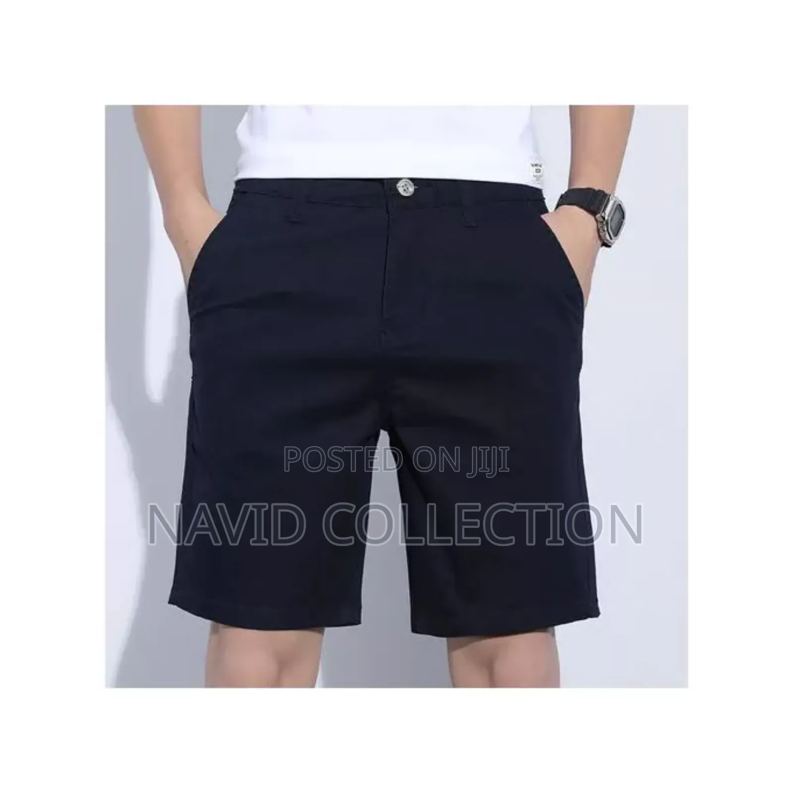 Black Khaki Shorts