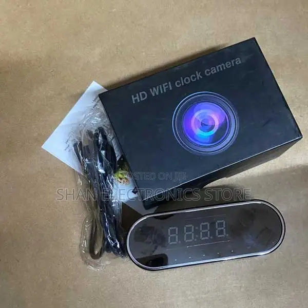 Quality Portable Rechargeable 1080p Motion Detection Digital Clock
