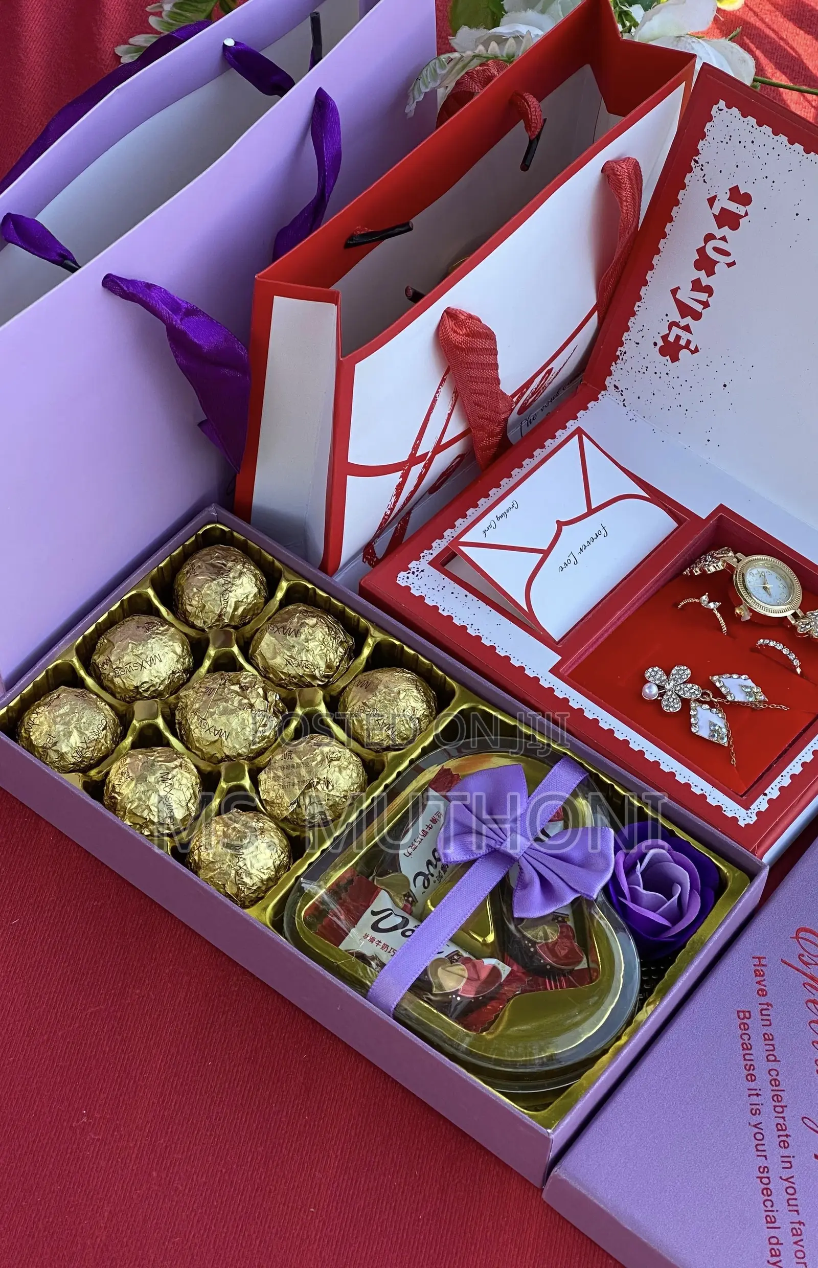 Premium Chocolate Pack Candy Chocolate Valentines Ladies Gift Set