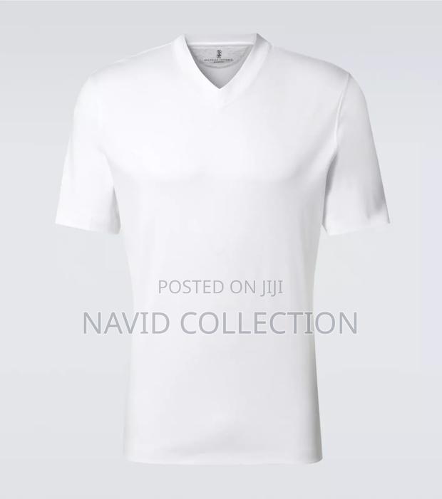 White Vneck Tshirt