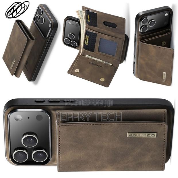 Hujio Dg.Ming iPhone 17 Pro Max Leather Wallet Magsafe Detachable Case - thumbnail 2