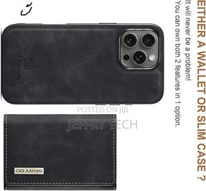 Vonelle Detachable Wallet Leather Case for iPhone 16 Pro Max, Dg.Ming - thumbnail 2