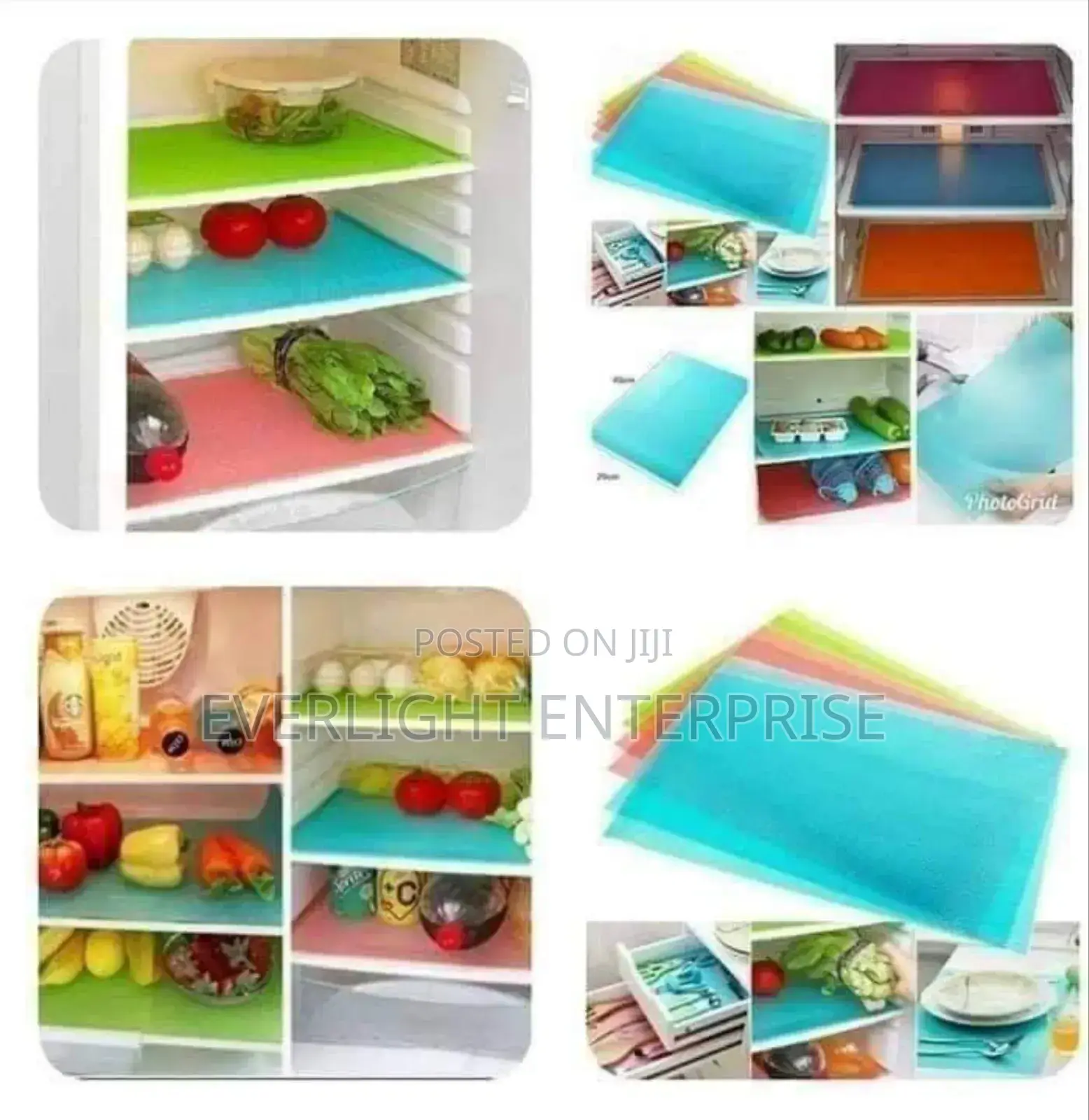 4 PCS PVC Fridge Mat