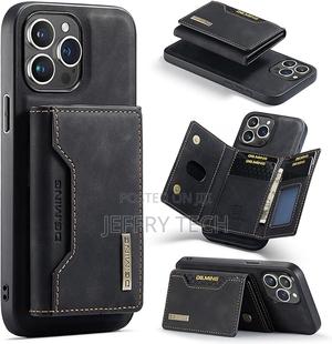 Miyer iPhone 15 Pro Max Dg.Ming Leather Magnetic Detachable Back Case - thumbnail 2