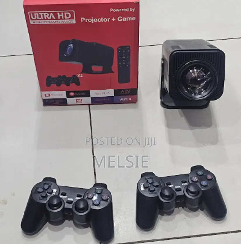 Hy300 Game Projector Wireless Wifi Blue-Tooth Portable Projector