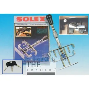 Stainless Brake Pedal Retractable Lock With Double Hook