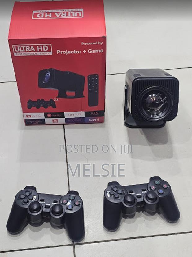 Hy300 Game Projector Wireless Wifi Blue-Tooth Portable Projector - thumbnail 2