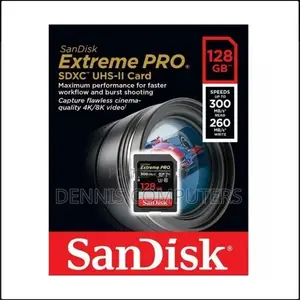Sandisk 128gb Extreme Pro 300/260 Mb/S Memory Card
