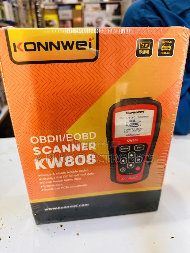 Konnwei Kw808 Odb Scanner – Vehicle Engine Diagnostic Device - main view