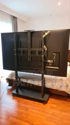 Tv Trolley Stand With Wheel and Mount