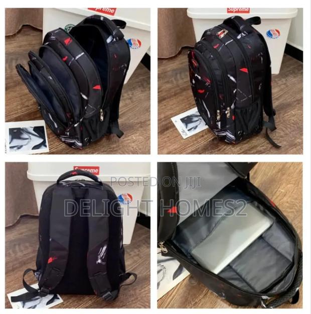 Geometric Pattern School Bags_re - main view