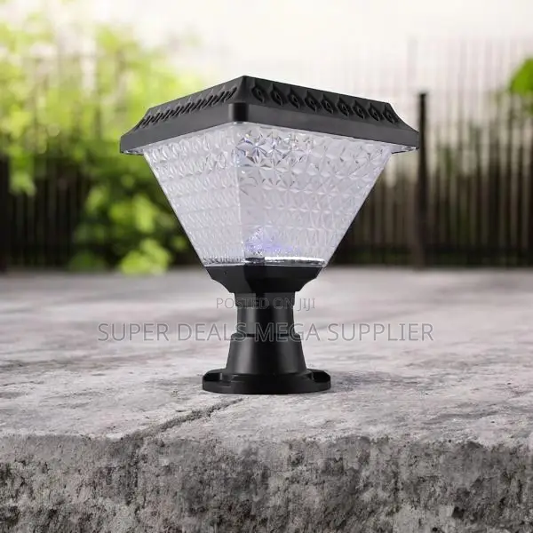 Solar Led Garden Post Lamp With Automatic Night Lighting
