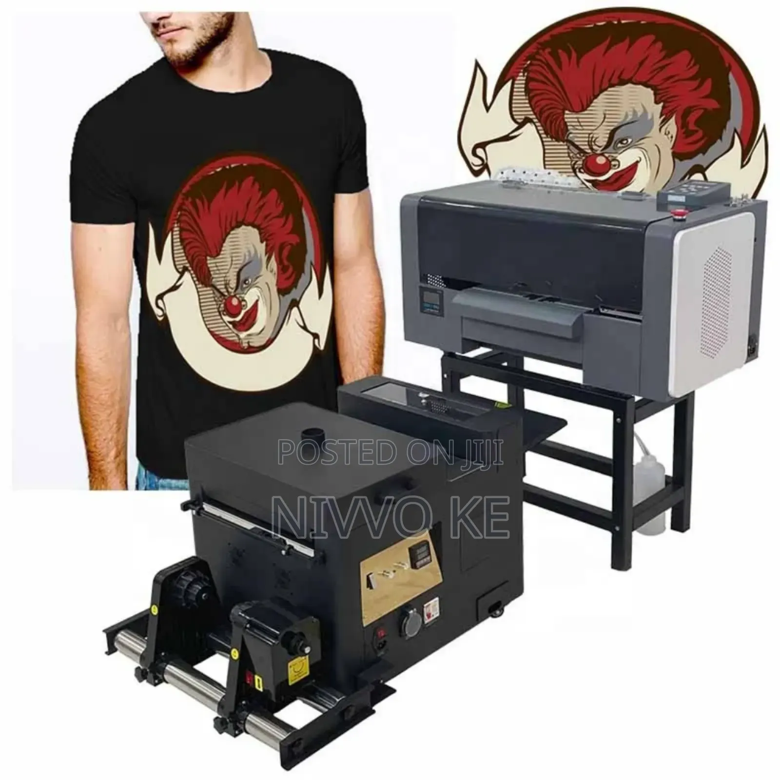 Small-Format 30cm DTF Printer With Dual Xp600 Printheads