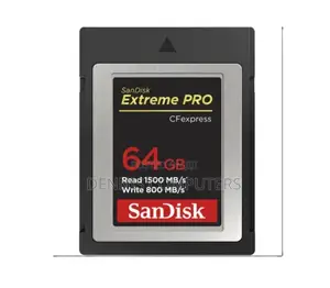 Sandisk Exreme Pro Cf Express B 64gb 1500/800mb/S