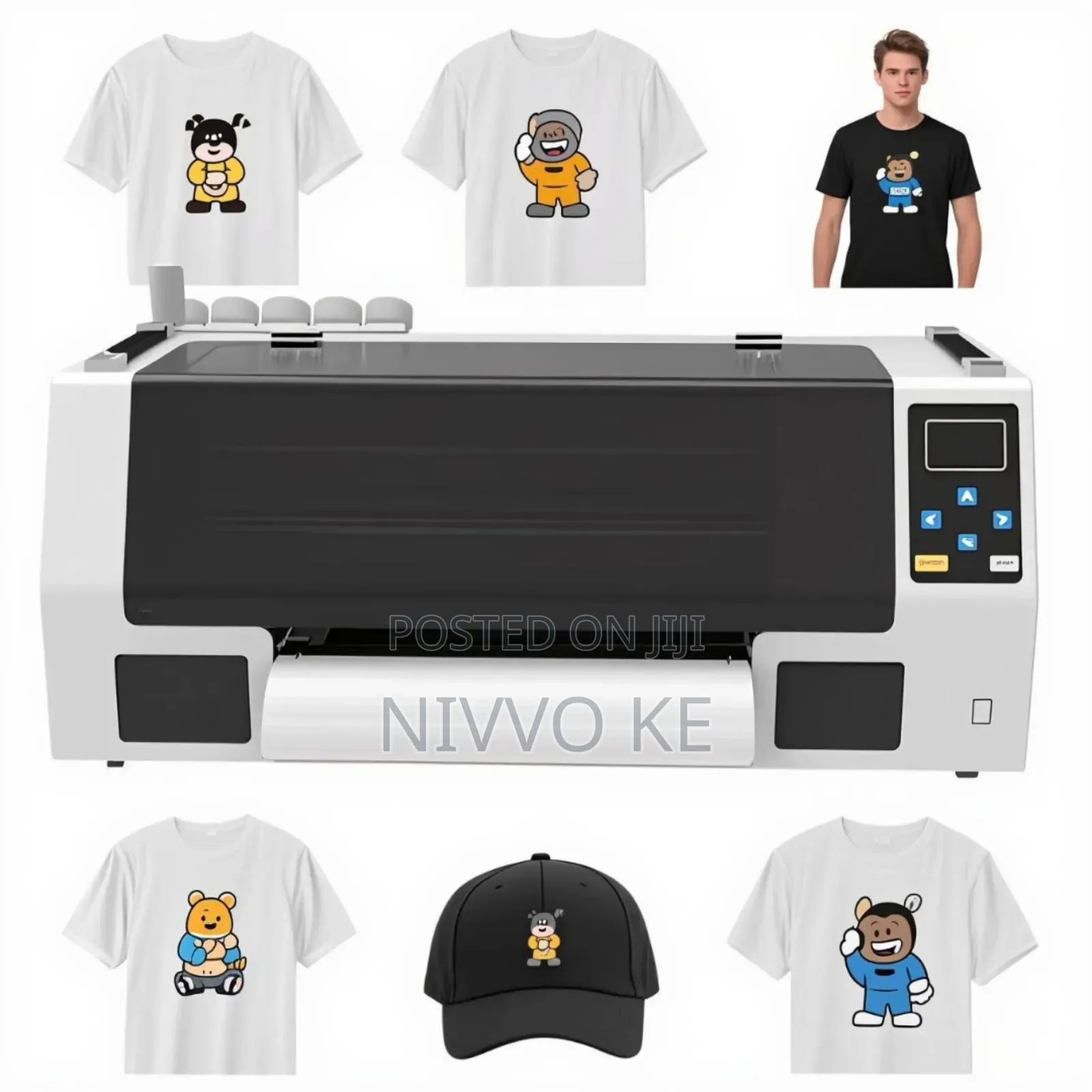 Small-Format 30cm DTF Printer With Dual Xp600 Printheads