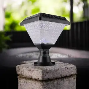 Solar Powered Outdoor Pillar Light With Bright Led Glow