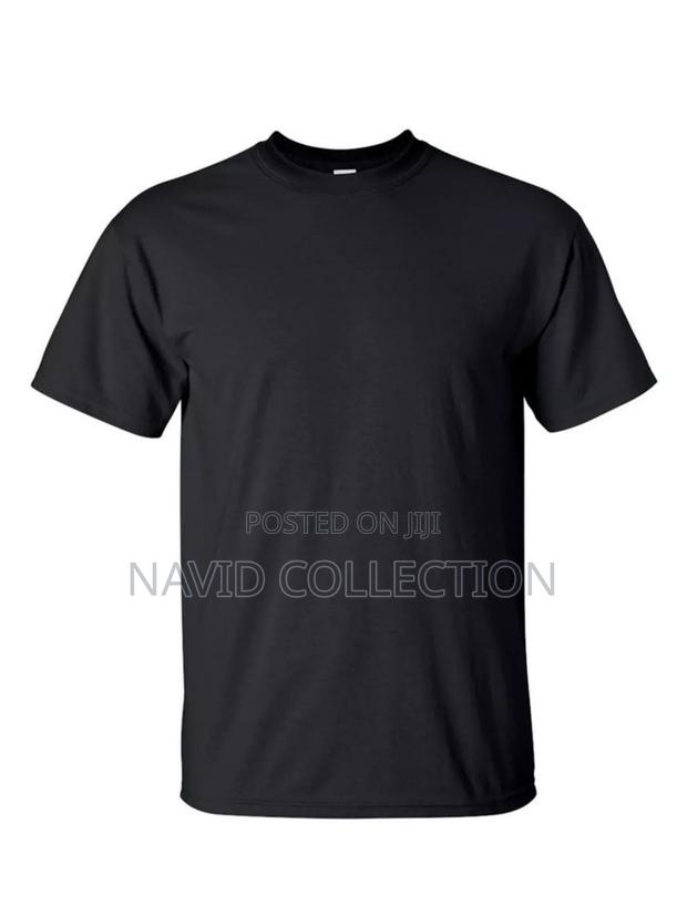 Black Round Neck Tshirt - thumbnail 2