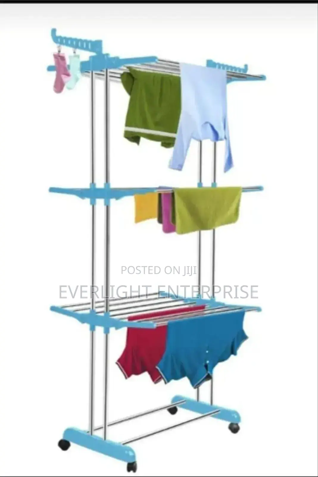 Detachable 50kg 3 Layer Cloth Hanger Rack