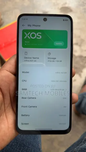 Infinix Hot 60i 128 GB Gray