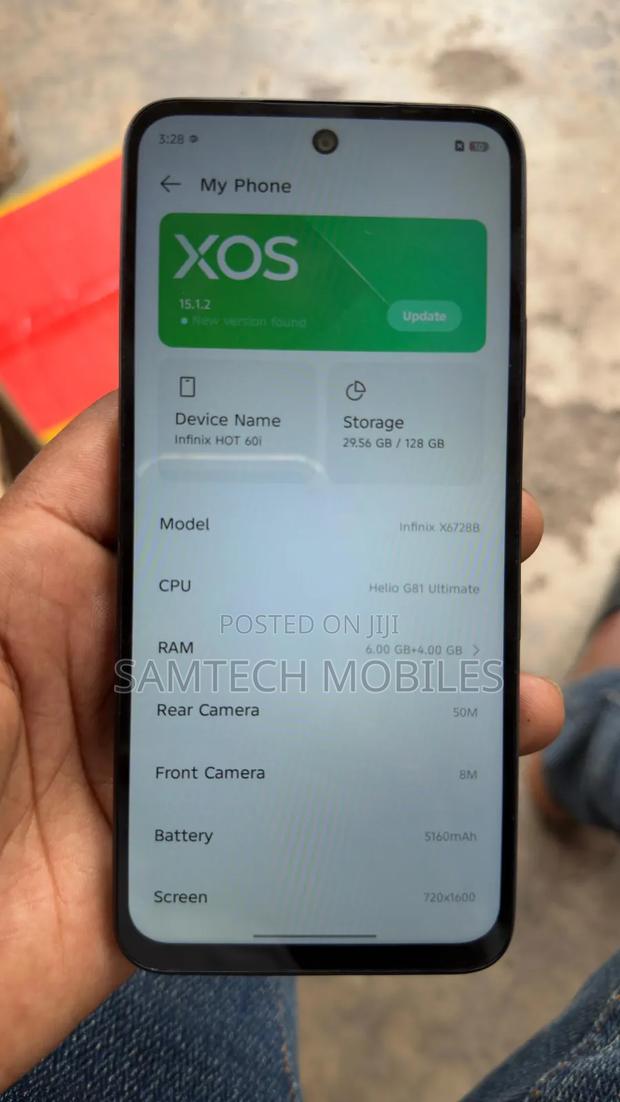 Infinix Hot 60i 128 GB Gray - thumbnail 2