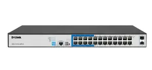 D-Link Upto 250 Meter Support 24-Port 1000mbps Poe Switch