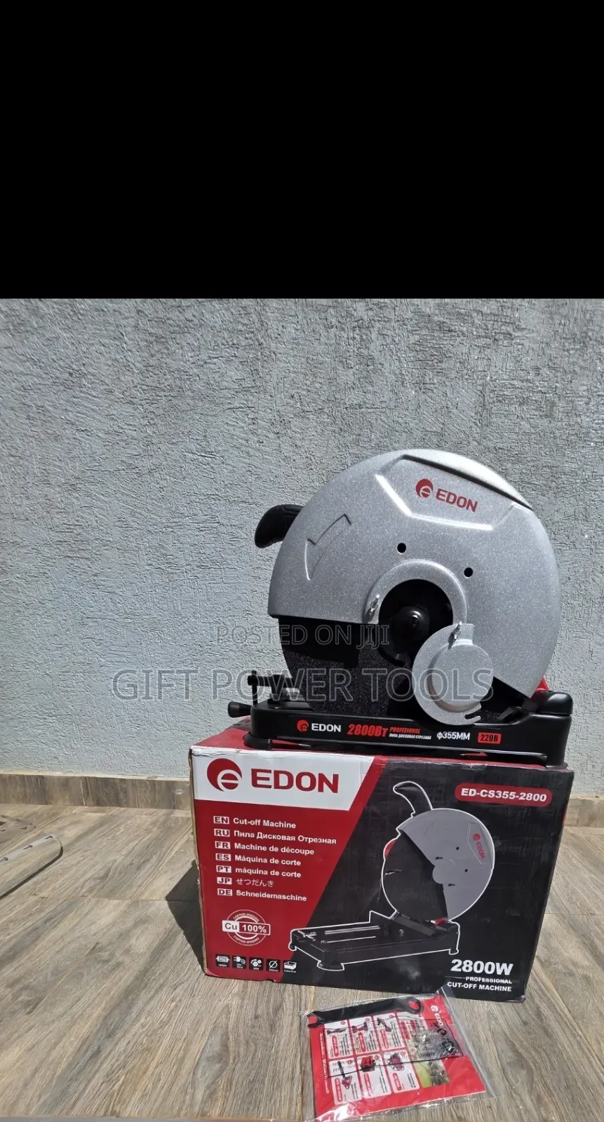 Cut-Off Saw Machine 2800watts/Edon Cut Off Saw Machine