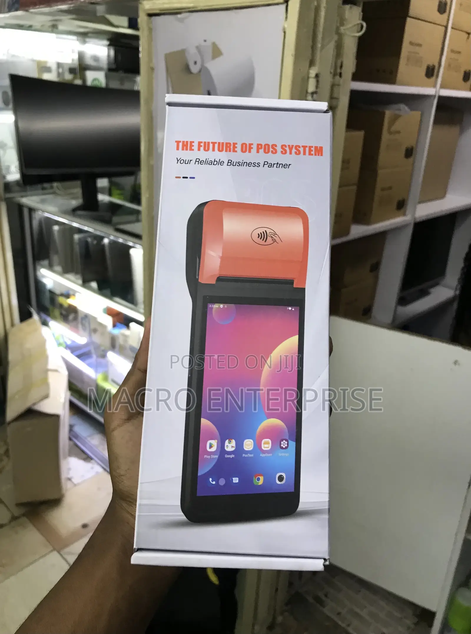 Hospitality Queue Busting Pos - Nb55 Large Screen Handheld for Hotels