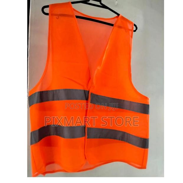 Safety Reflective Jacket High Visibility With Reflector Strips - main view