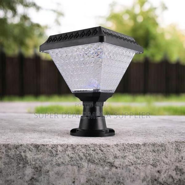 Outdoor Solar Led Garden Post Lamp With Bright Light