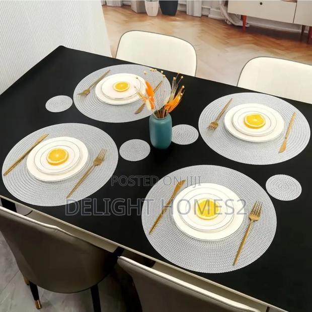 6pcs PVC Non-Woven Table Mats_car - thumbnail 2