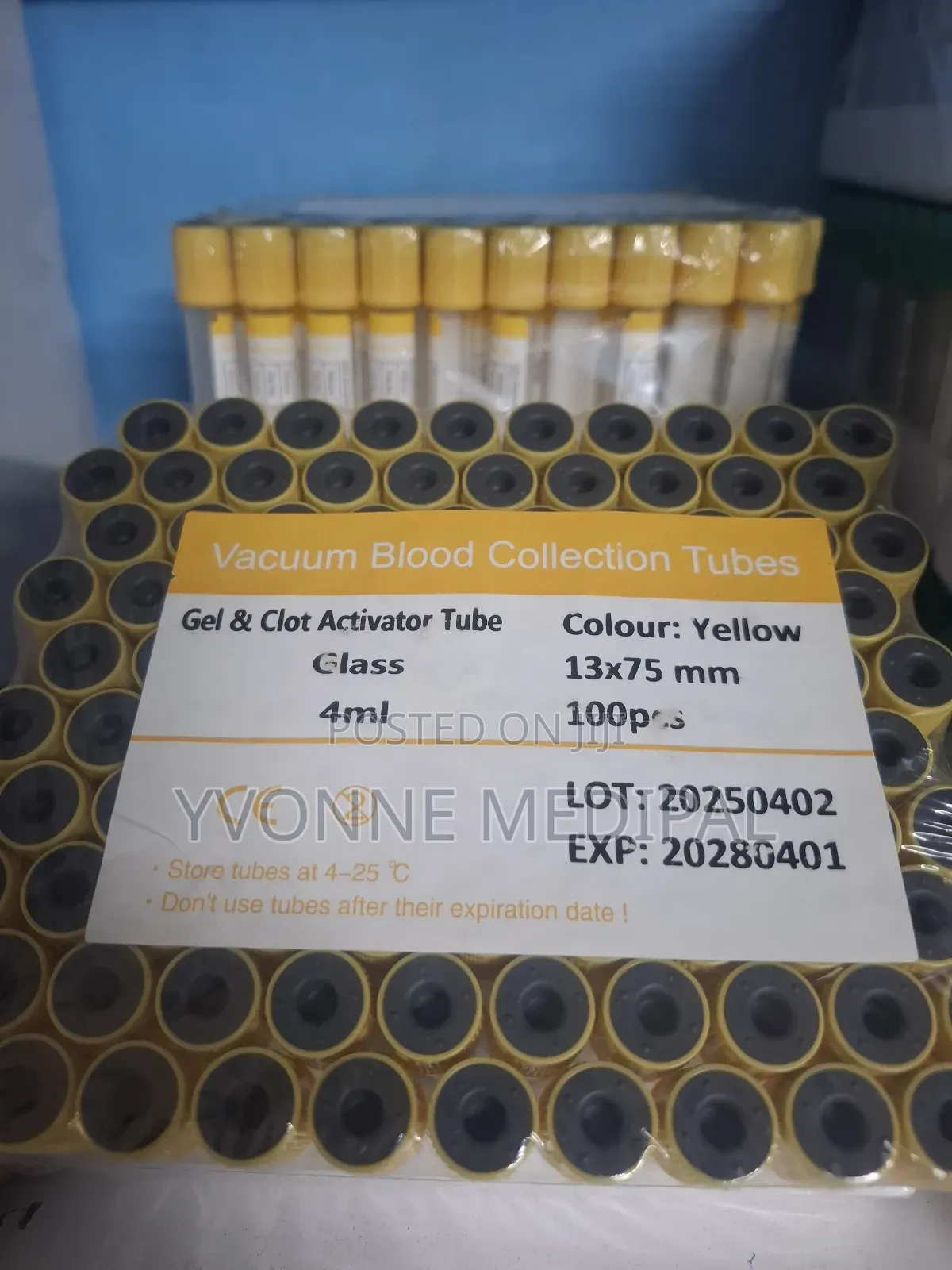 Yellow Top Vacutainer/ SST Tube.