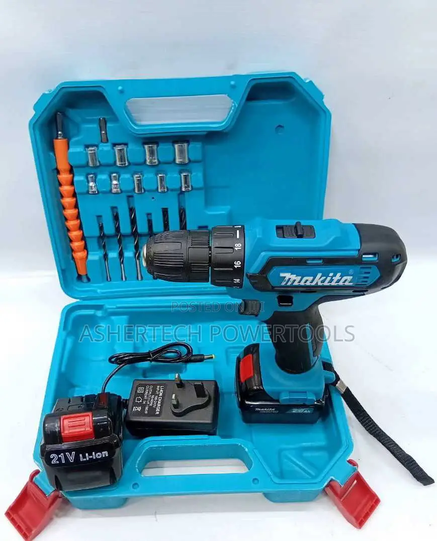 Makita 21v Cordless Drill Kit.