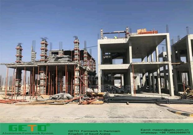 Steel Props Supporting Slab